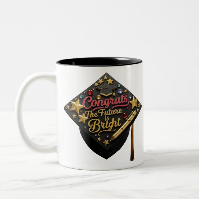 Félicitations Mug - L'avenir est brillant (Gauche)