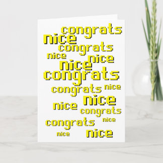 Félicitations Nice Carte de voeux Runescape