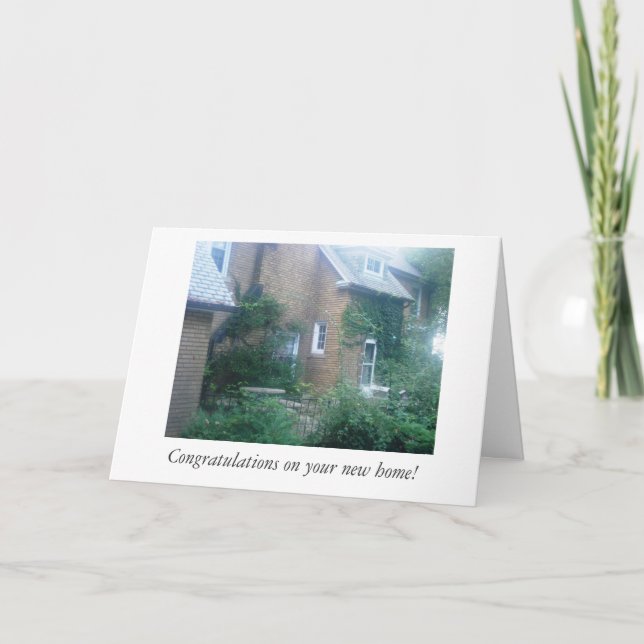 Félicitations/nouvelle carte d'accueil (Devant)