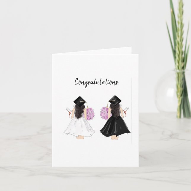 félicitations personnalisées, diplômé (Devant)