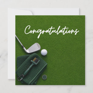 Félicitations pour golfeur 