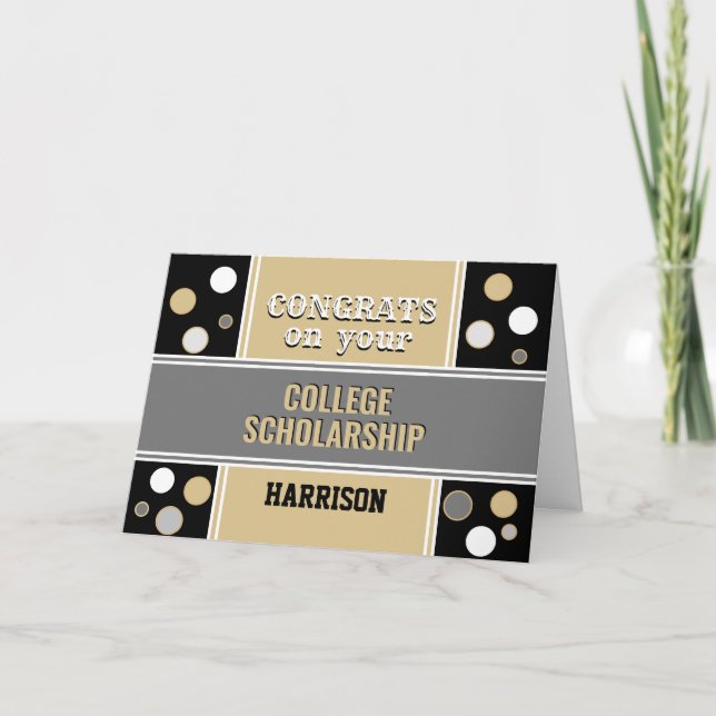 Félicitations pour la carte de bourse d'études sup (Devant)