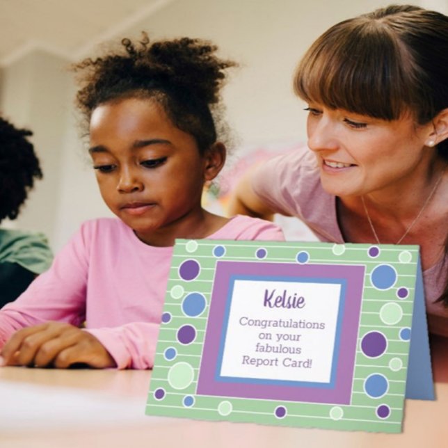 Félicitations pour la carte de rapport ! (Créateur téléchargé)