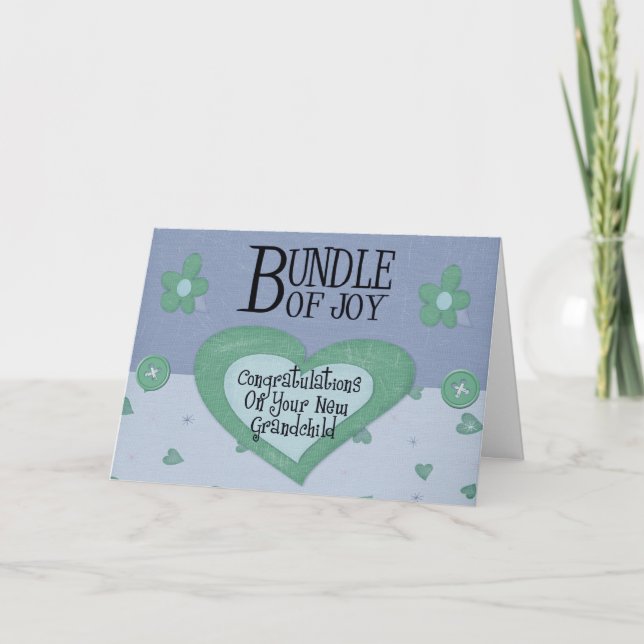 Félicitations pour la nouvelle carte grand-parent (Devant)