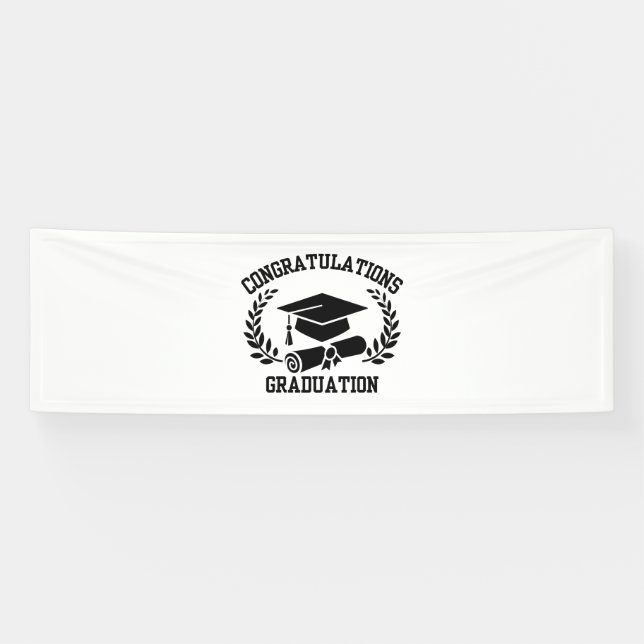 Félicitations pour la remise des diplômes Bannière (Horizontal)