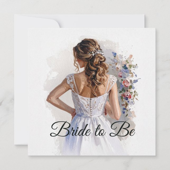 Félicitations pour la robe de mariée blanche de la (Devant)