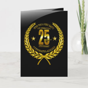 Félicitations pour le 25e anniversaire