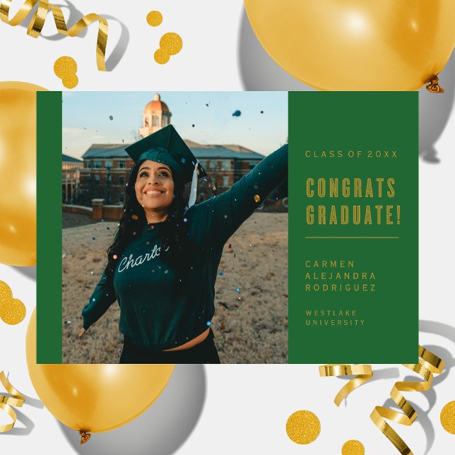FÉLICITATIONS POUR LE DIPLÔMÉ INVITATION MINIMALIS (Créateur téléchargé)