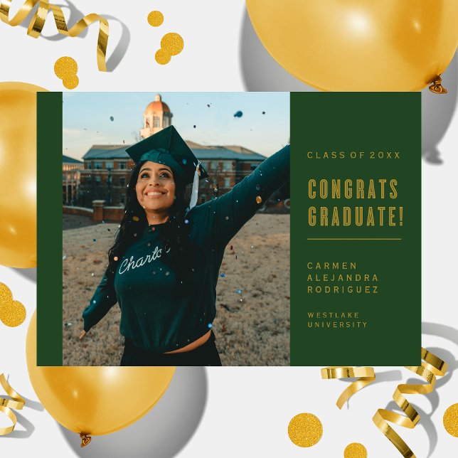 FÉLICITATIONS POUR LE DIPLÔMÉ INVITATION MINIMALIS (Créateur téléchargé)