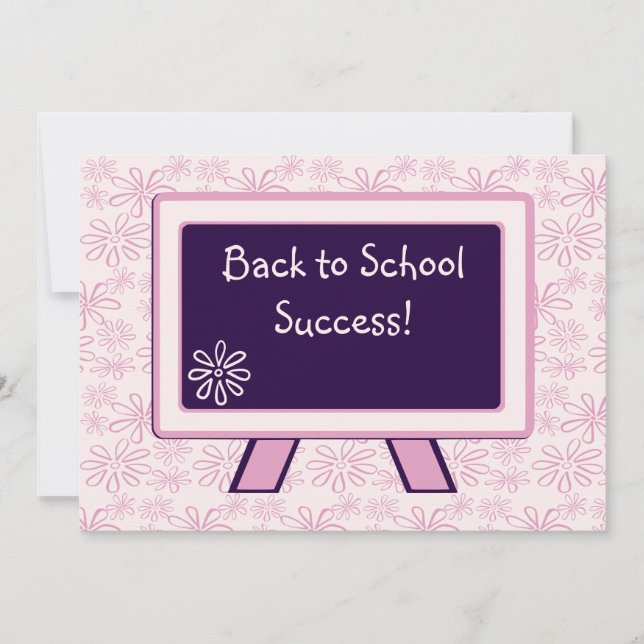 Félicitations pour le retour à la carte scolaire (Devant)