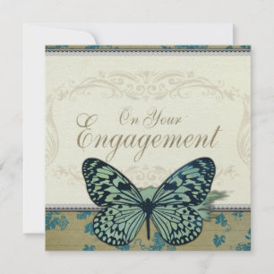 Félicitations pour les fiançailles Papillon