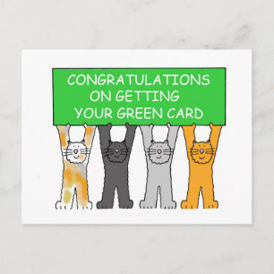 Félicitations pour l'obtention de votre carte vert