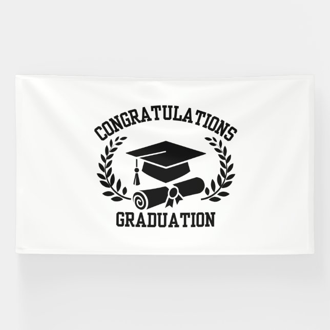Félicitations pour l'obtention du diplôme Bannière (Horizontal)