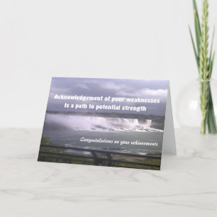 félicitations pour vos réalisations carte de voeux