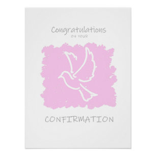 Félicitations pour votre affiche de confirmation r