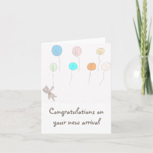 Félicitations pour votre bébé ! Carte
