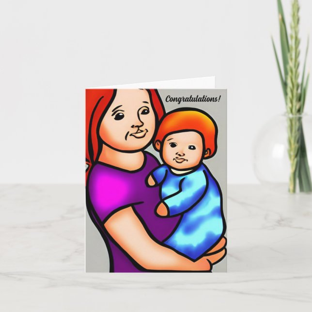 Félicitations pour votre bébé ! Carte (Devant)