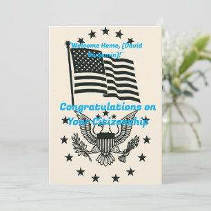 Félicitations pour votre carte de citoyenneté