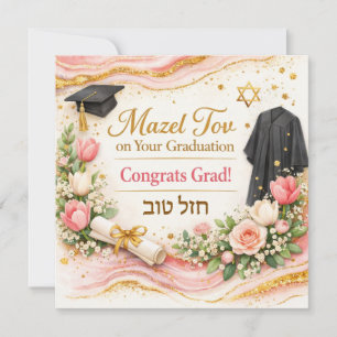 Félicitations pour votre carte de remise de diplôm