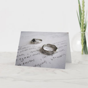 Félicitations pour votre carte Fiançailles