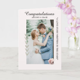 Félicitations pour votre mariage – cartes