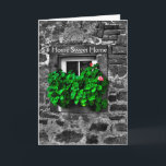 Félicitations pour votre nouvelle carte de visite<br><div class="desc">Félicitations pour votre nouvelle carte maison, Home Sweet Home, noir et blanc avec des fleurs pop couleur. Souhaite leur nouvelle maison pour vos amis ou votre famille. Une carte unique pour tout dire. Message sur la carte : Sous ce toit, Que le bonheur abonde, Que le rire et la joie,...</div>