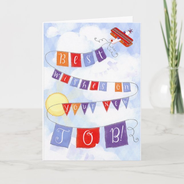 *FÉLICITATIONS POUR VOTRE NOUVELLE CARTE JOB* (Devant)