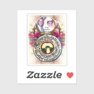 Félicitations pour votre Sticker Personnalisé mari