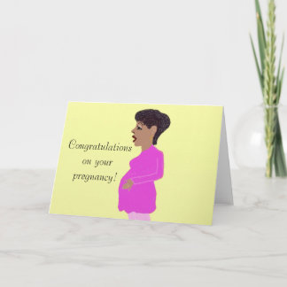 Félicitations sur votre carte de grossesse