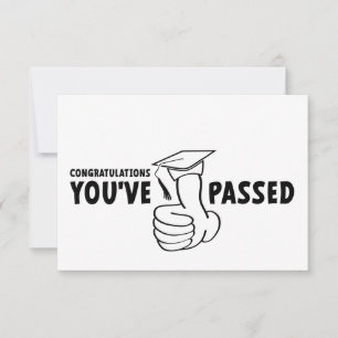 Félicitations, vous avez réussi, vous êtes diplômé