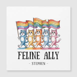 Feline Ally - Rainbow Cat LGBTQ Pride