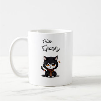 Feline Éffrayant Halloween mug pour amoureux de le