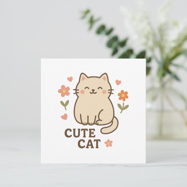 Feline in Bloom (Debout devant)