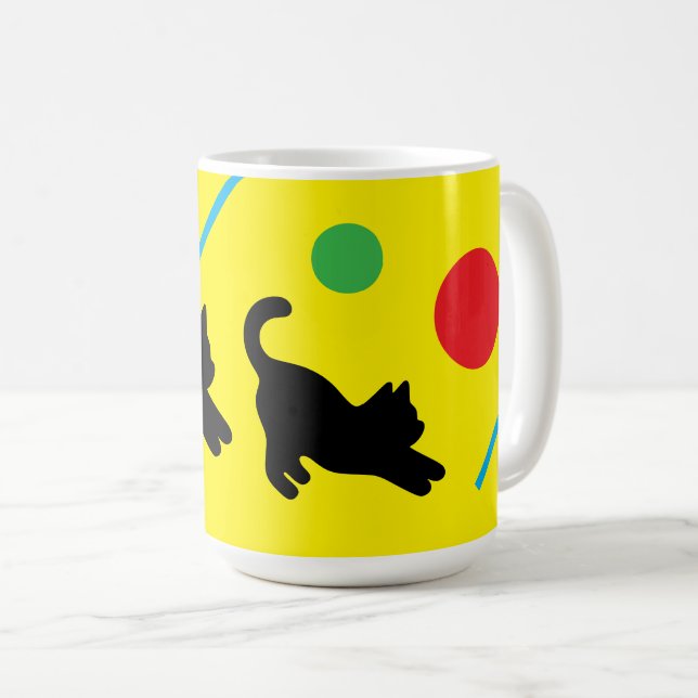 Feline Pop Art Classic Mug (Devant droit)