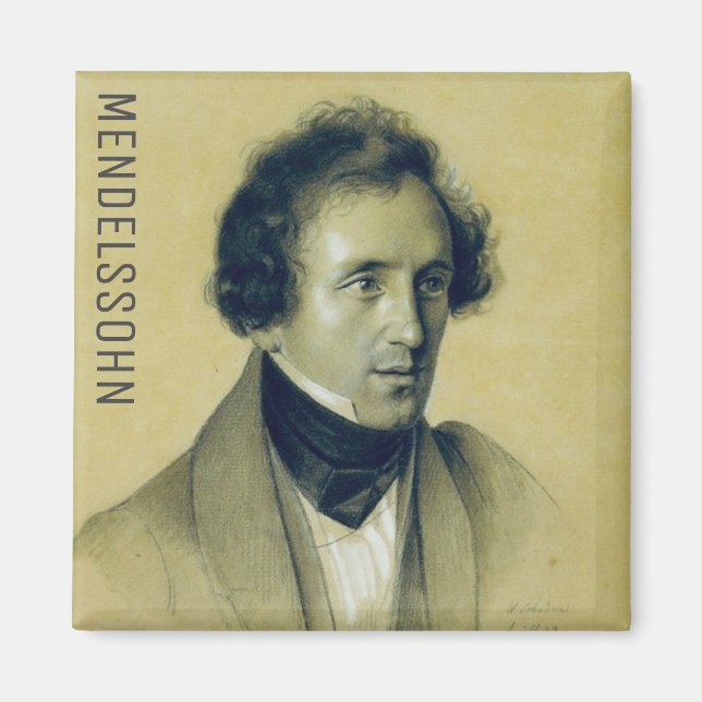 Felix Mendelssohn (1834) Magnet (Devant)