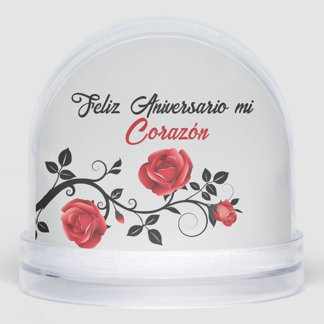 Feliz aniversario bombon Snow Globe (Avant)
