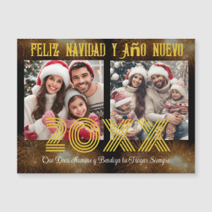 Feliz Año Nuevo Modern Calligraphy Script Photo