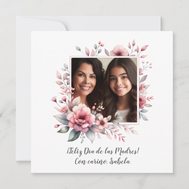 Feliz Día de las Madres Photo personnalisée espagn (Devant)