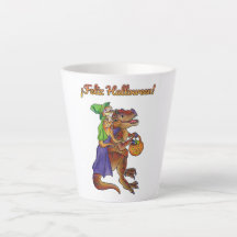 Feliz Halloween Dinosaur Mug
