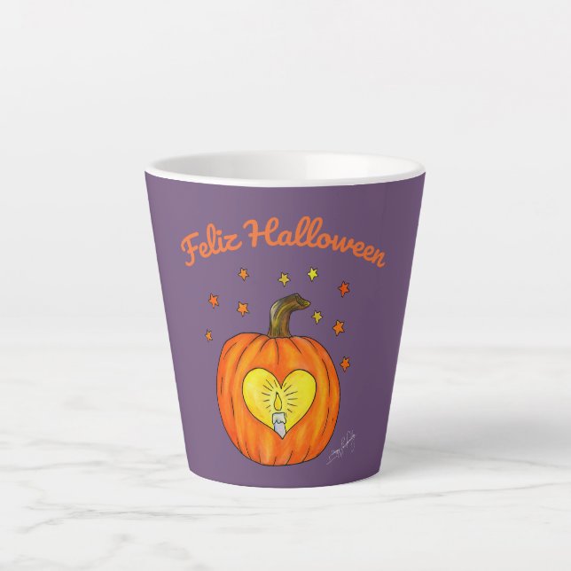Feliz Halloween Mug citrouille (Devant)