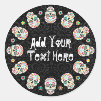 Feliz Muertos - Autocollants Sugar personnalisés
