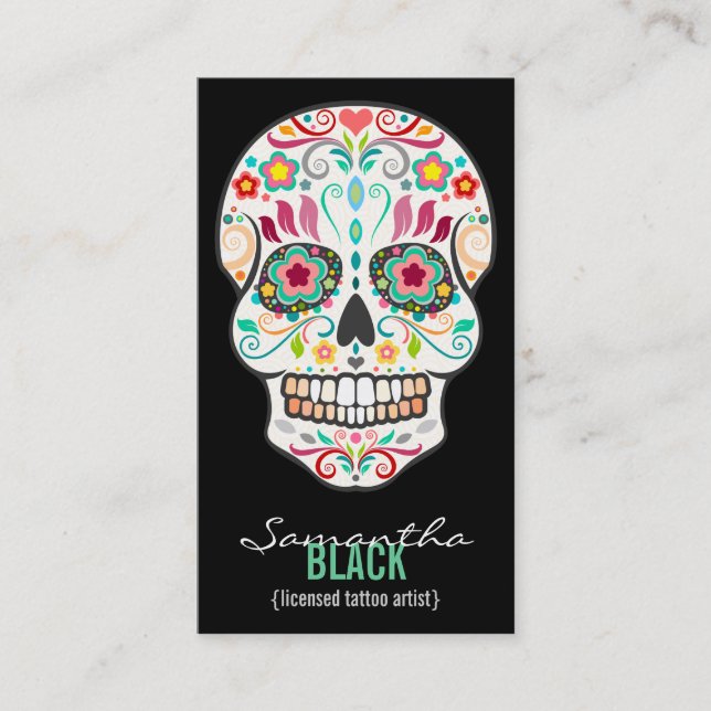 Feliz Muertos - carte faite sur commande de (Devant)