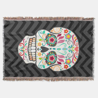 Feliz Muertos - couverture de fête de jet de crâne