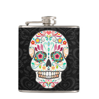 Feliz Muertos - flacon de fête de crâne de sucre
