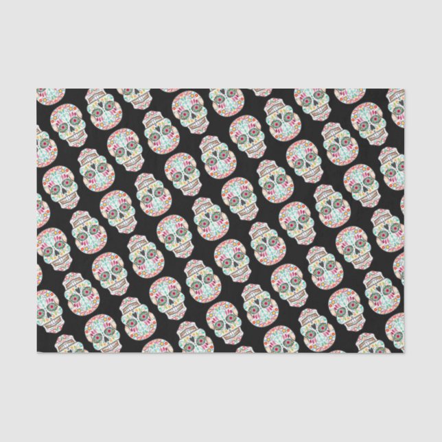 Feliz Muertos - papier de soie de soie de fête de (Recto)