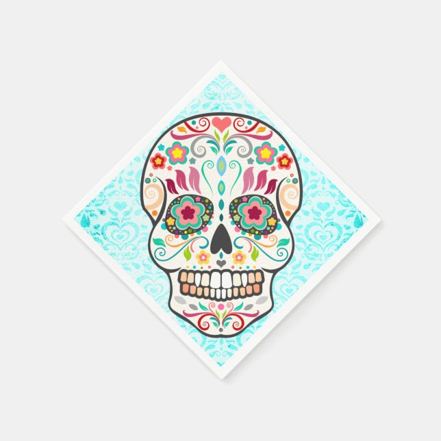 Feliz Muertos - Serviettes en papier de sucre Fest (Coin)