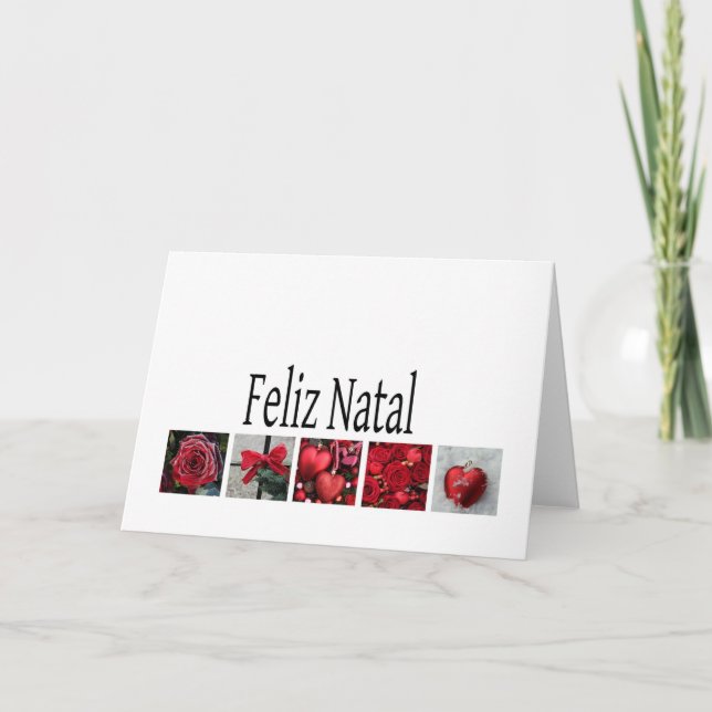 Feliz Natal - Carte de Noël portugaise (Devant)