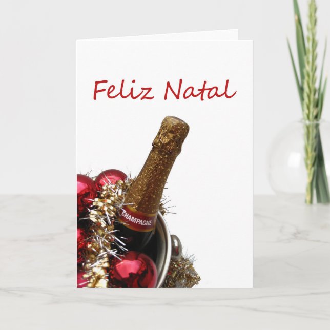 Feliz Natal, Carte de Noël portugaise (Devant)