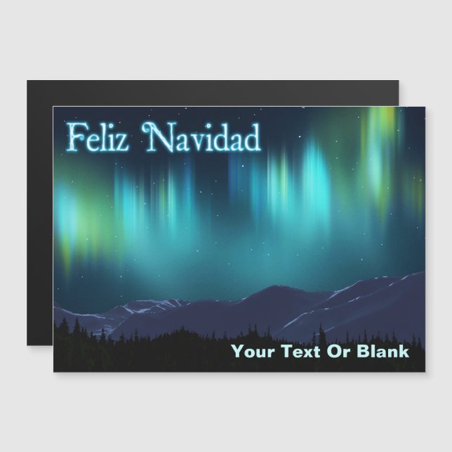 Feliz Navidad - Aurora Borealis (Devant / Derrière)