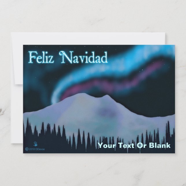 Feliz Navidad - Blue Aurora (Devant)